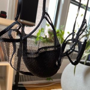 La Perla black label bra size 36C